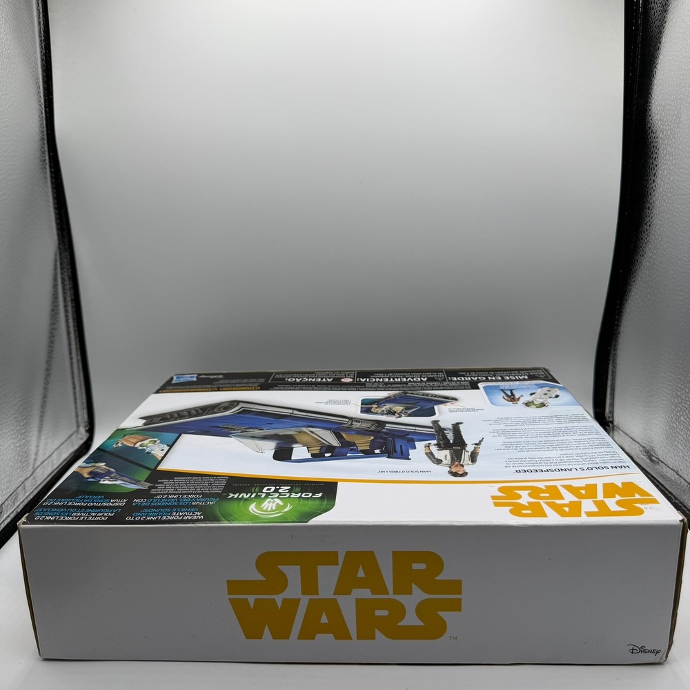 Star Wars Force Link 2.0 Han Solo Landspeeder Vehicle & Corellia Figure E1263 - Picture 9 of 12